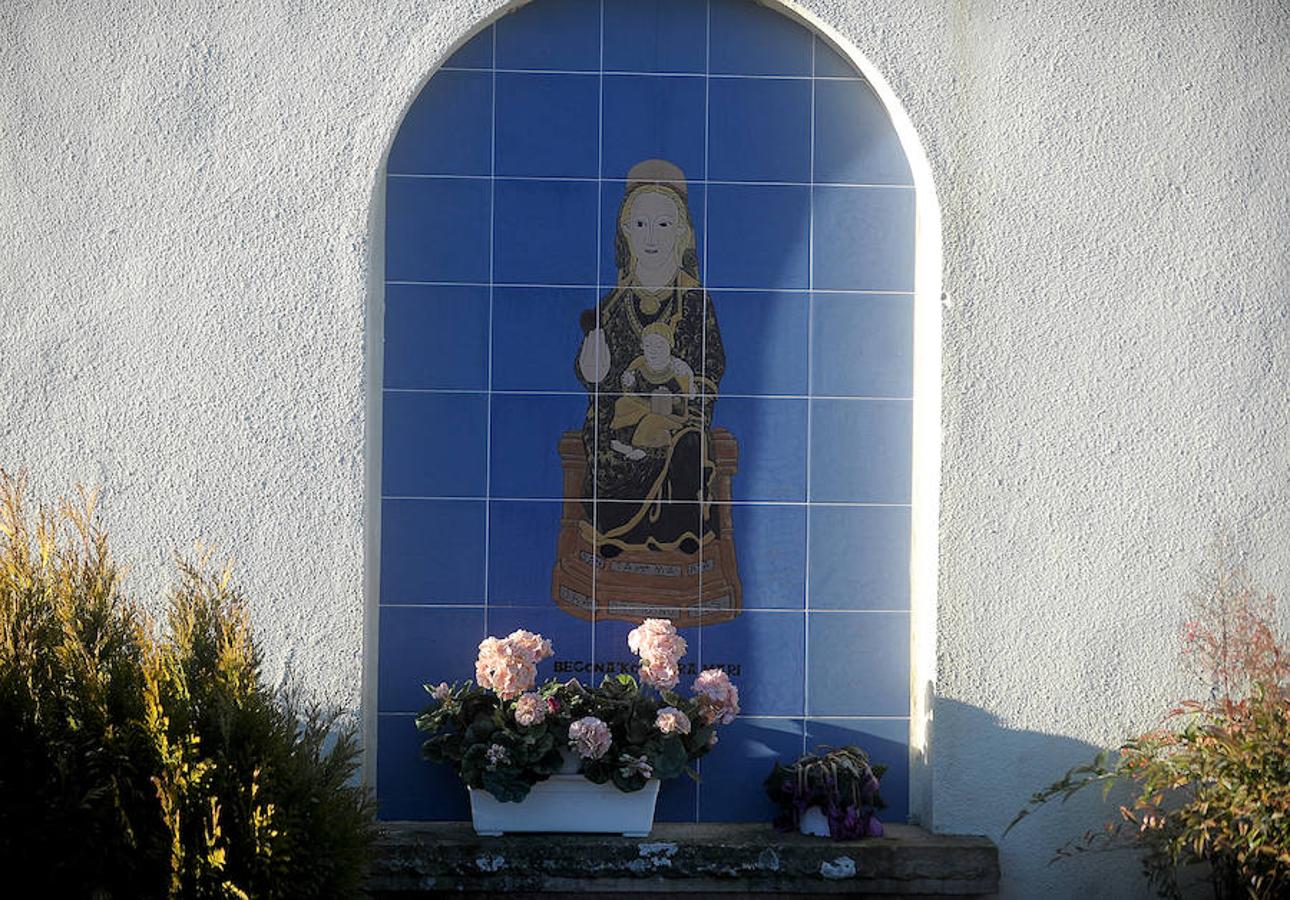 Así de fría estaba la mañana en El Regato y en Otxandio