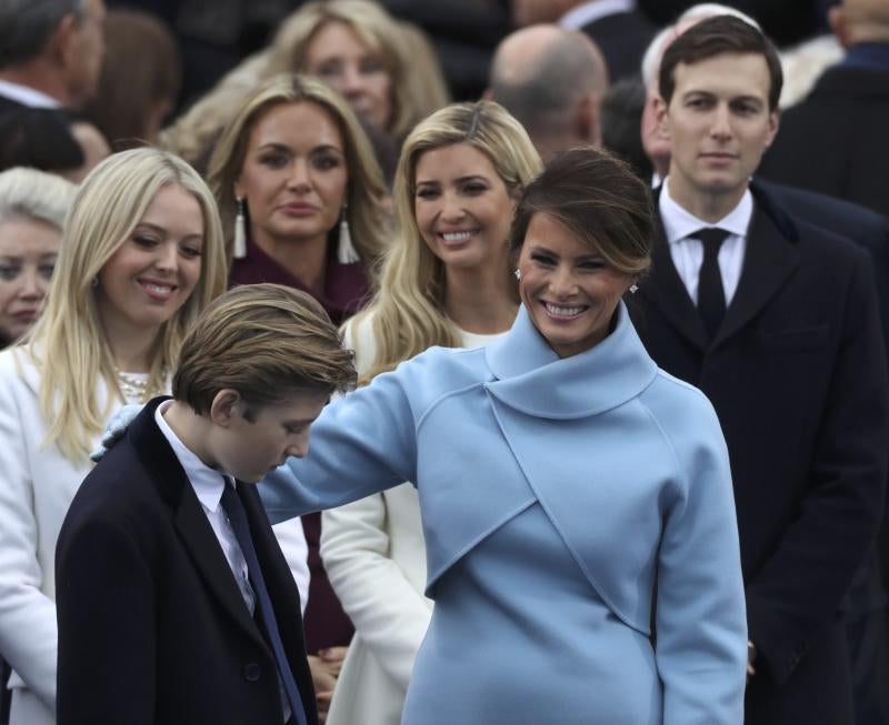 Las mejores imágenes de Melania Trump en la ceremonia