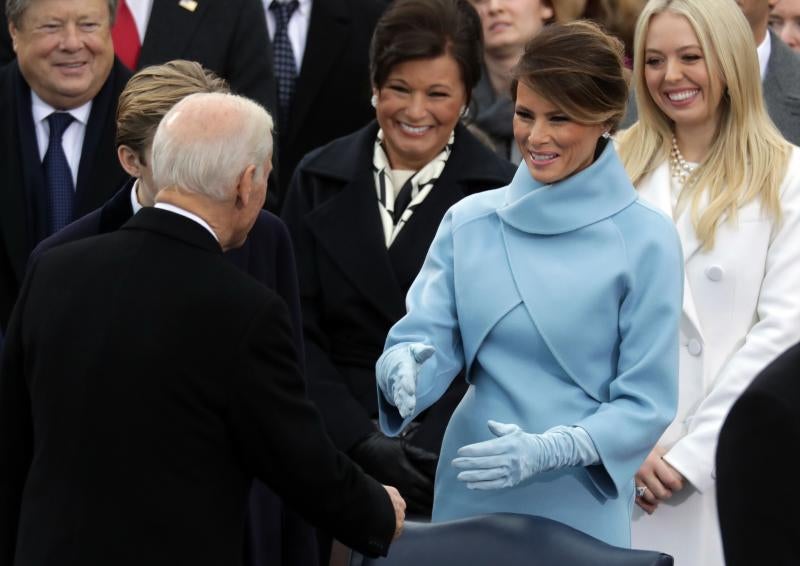 Las mejores imágenes de Melania Trump en la ceremonia