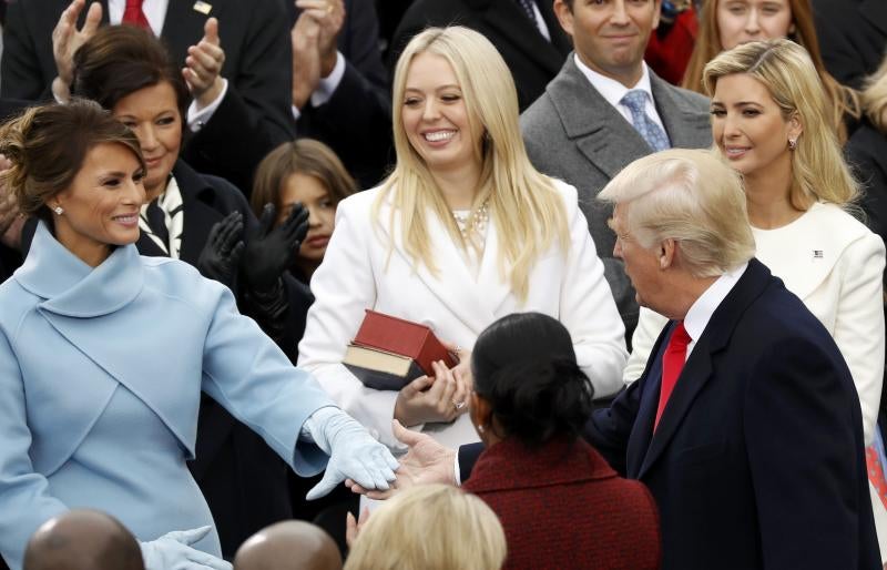 Las mejores imágenes de Melania Trump en la ceremonia