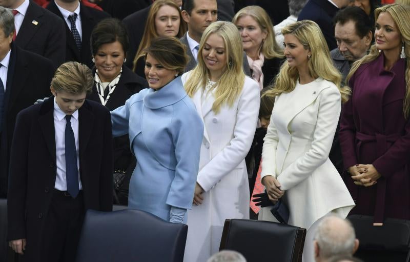 Las mejores imágenes de Melania Trump en la ceremonia