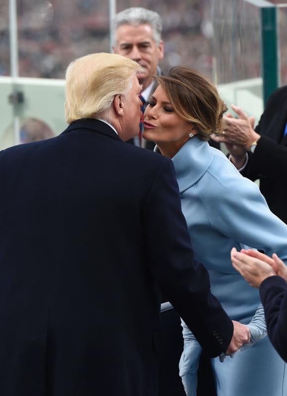 Las mejores imágenes de Melania Trump en la ceremonia