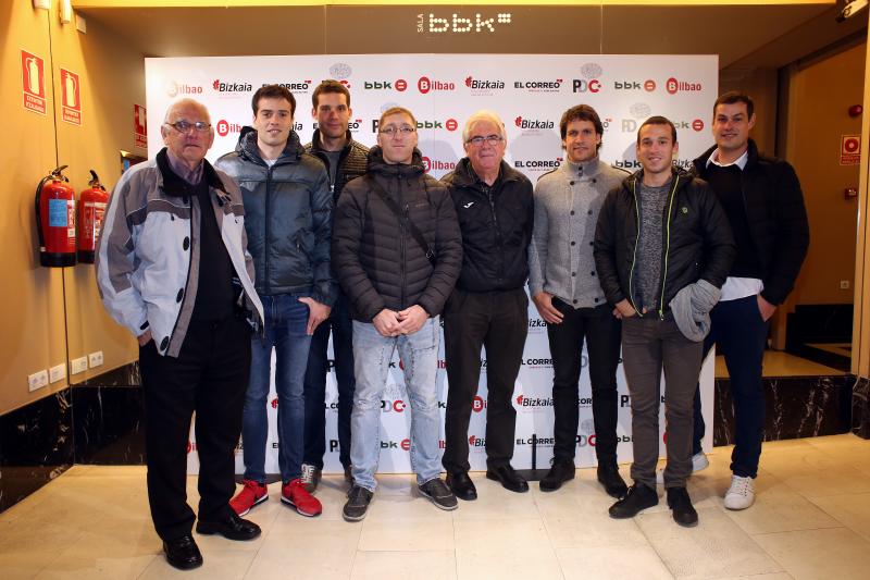 Antonio Uriarte, Erlantz Egia, Alain Kolunga, Joseba Fernández, Agustín Aranburu, Eneko Van Horenbeke, Iñaki Goikoetxea y Óscar Viúdez.