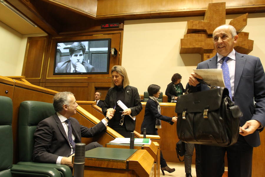 Homenaje silencioso del Parlamento vasco a Gregorio Ordóñez