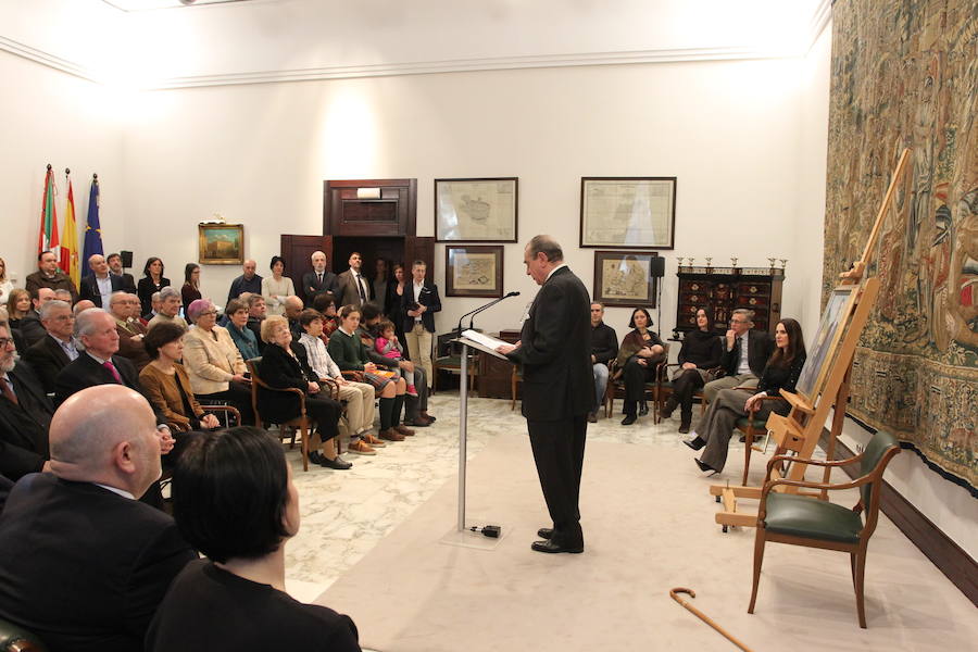 Homenaje a Joseba Leizaola en el Parlamento vasco