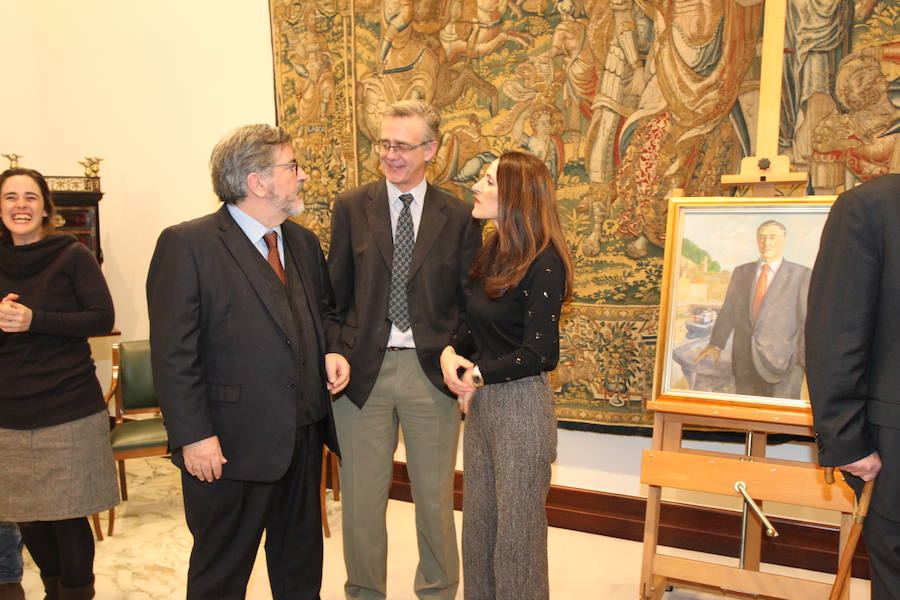Homenaje a Joseba Leizaola en el Parlamento vasco