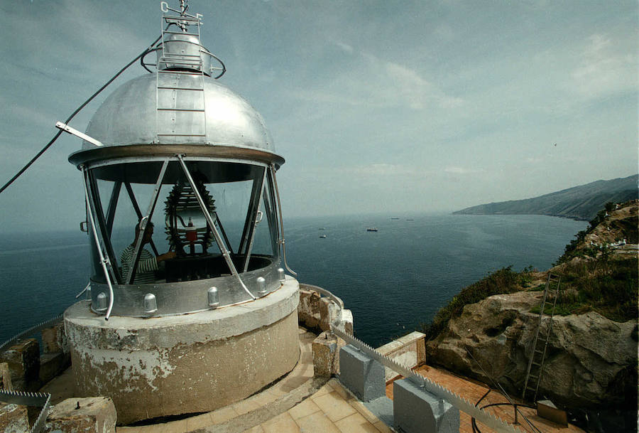 Vista del faro de Pasaia.