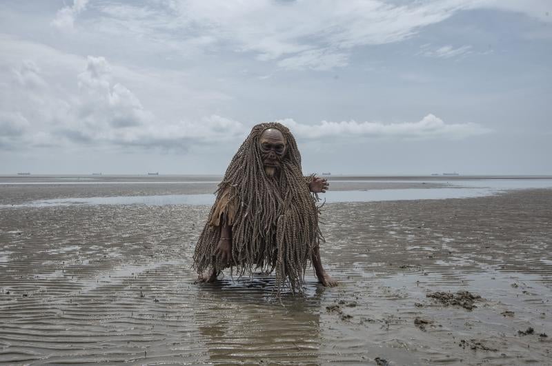 Ceremonia de acción de gracias Puja Pantai en Kuala Lumpur