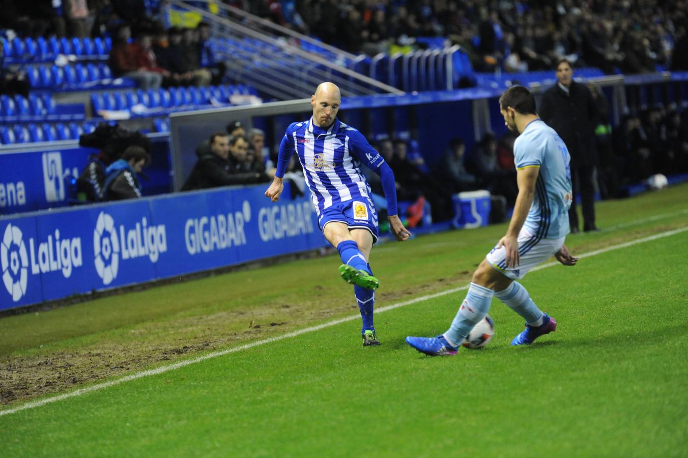 Semifinal de Copa entre el Alavés y el Celta
