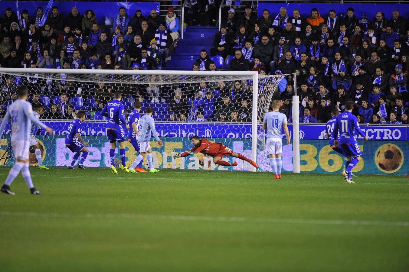 Semifinal de Copa entre el Alavés y el Celta