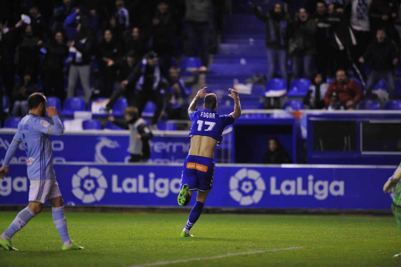 Semifinal de Copa entre el Alavés y el Celta