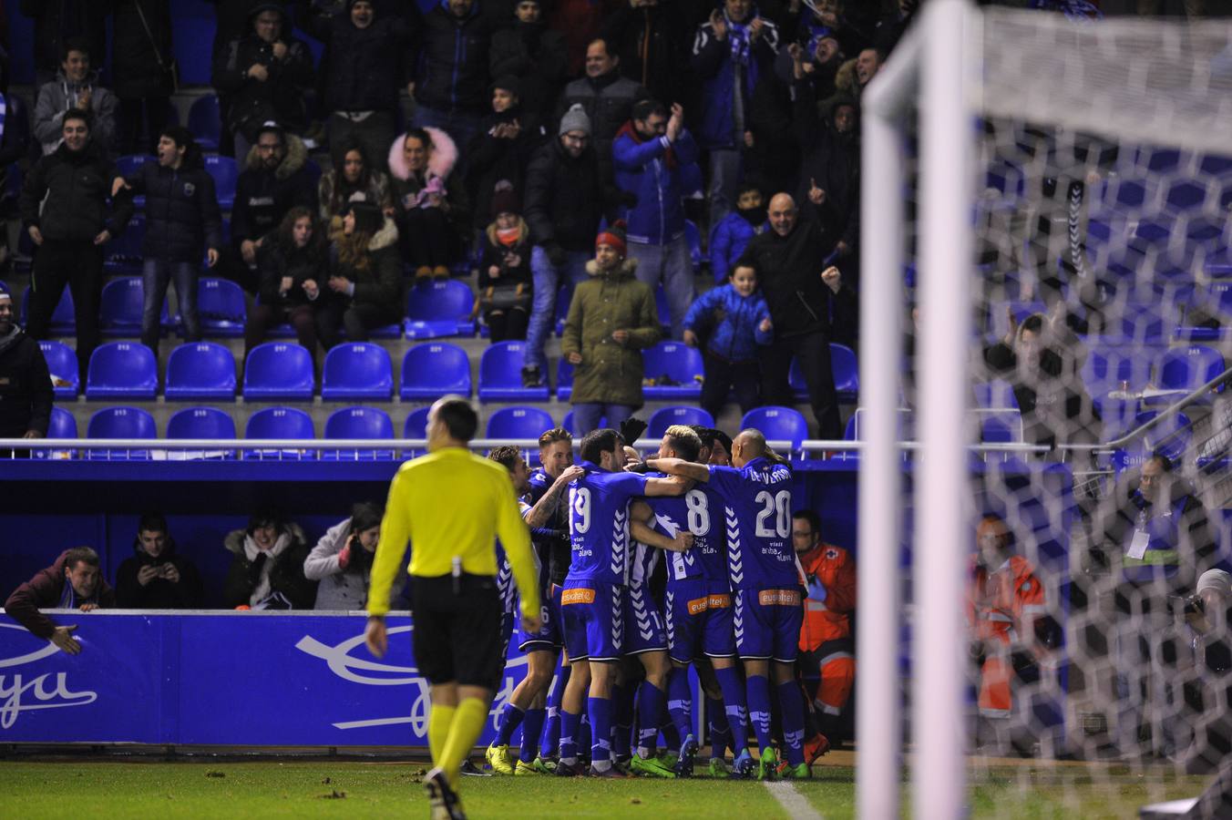 Semifinal de Copa entre el Alavés y el Celta