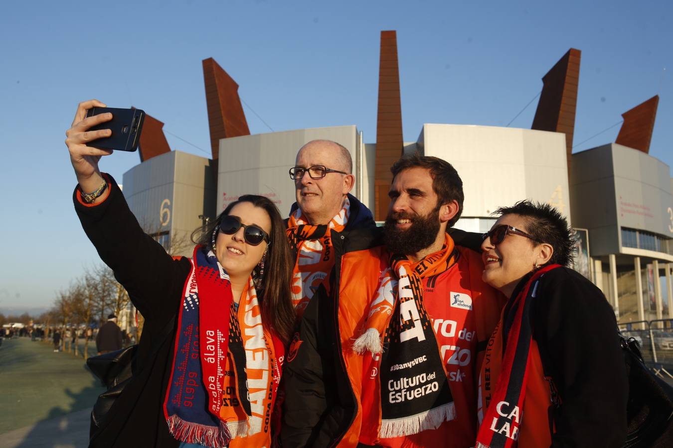 El Buesa acoge a los aficionados de todos los equipos