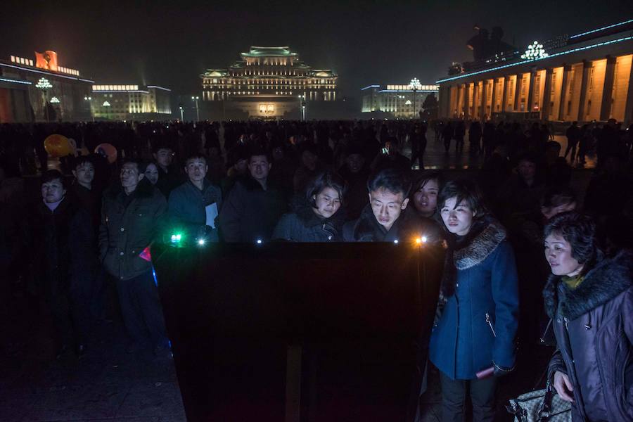 Corea del Norte celebra el 75 aniversario del nacimiento de Kim Jong Il