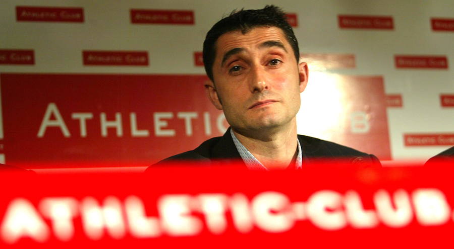 Valverde concluyó en 2005 su primera etapa como entrenador del Athletic.