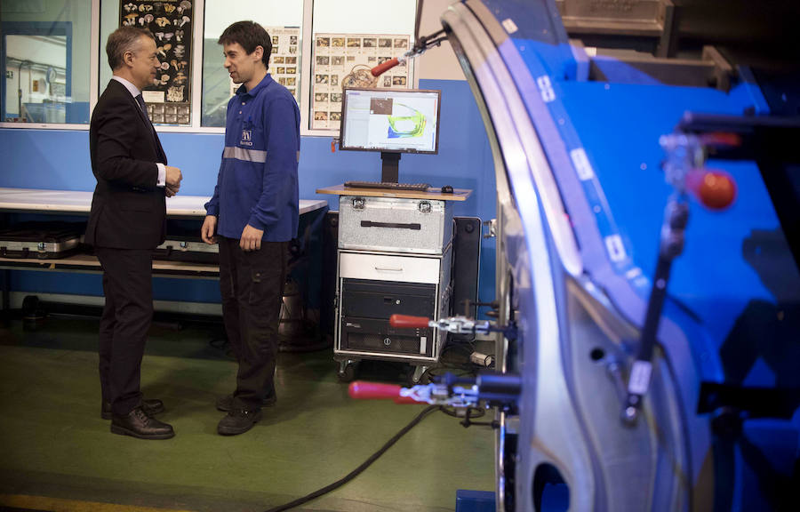 El lehendakari visita la sede de Matrici