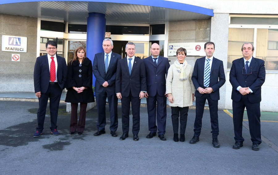 El lehendakari visita la sede de Matrici