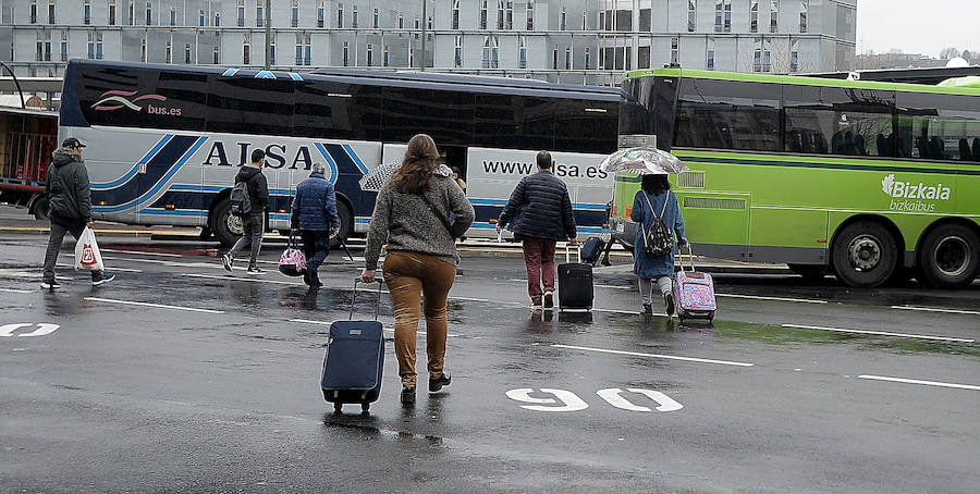 La estación provisional de Termibus