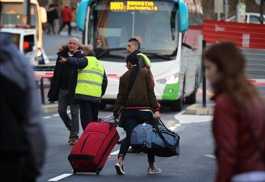 La estación provisional de Termibus