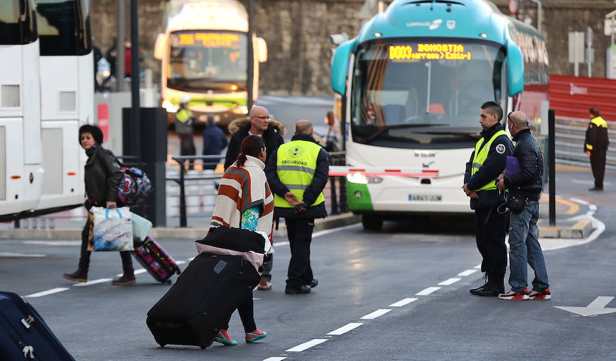 La estación provisional de Termibus