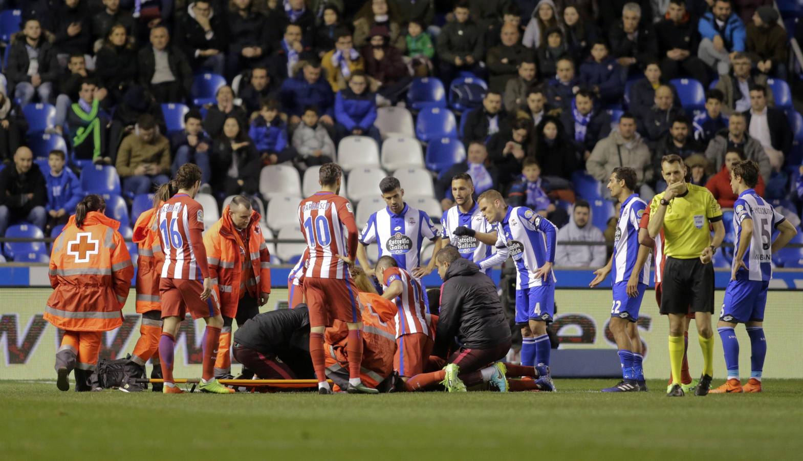 Las imágenes del susto de Fernando Torres