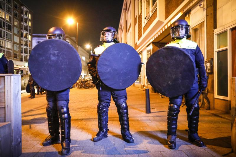 Manifestaciones en Rotterdam por la detención de la ministra turca