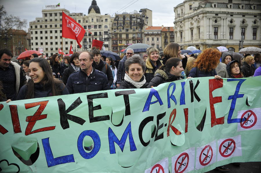 Jornada de huelga y protestas en la enseñanza pública
