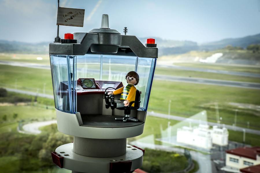 Recorrido gráfico por la torre de control del aeropuerto de Loiu