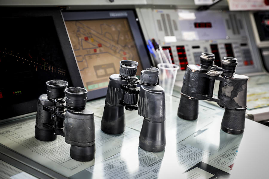Recorrido gráfico por la torre de control del aeropuerto de Loiu