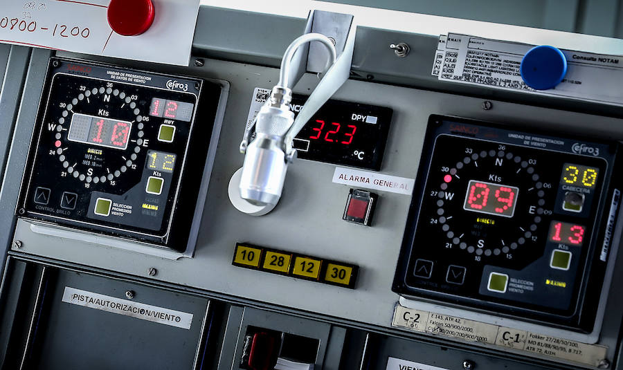 Recorrido gráfico por la torre de control del aeropuerto de Loiu