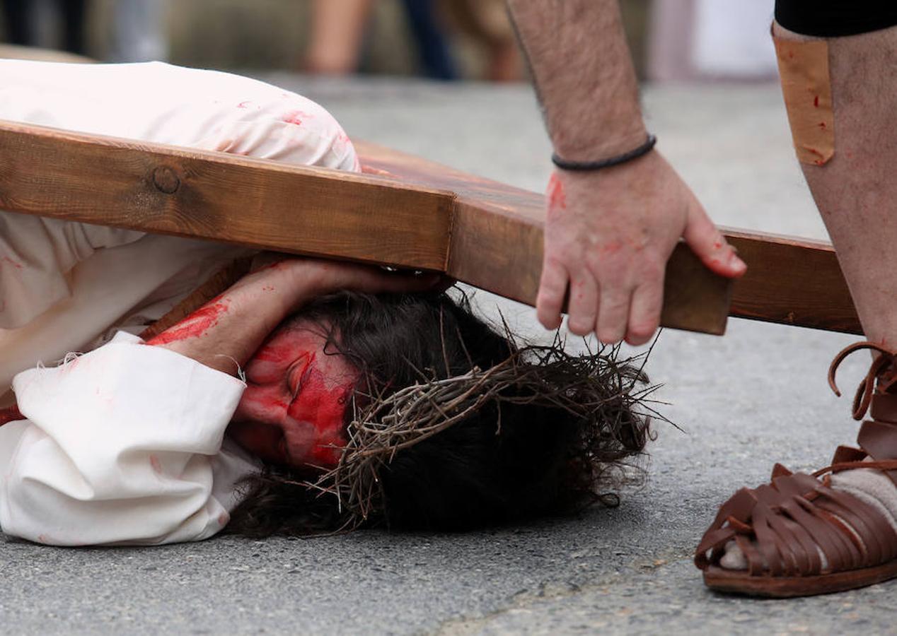 Las mejores fotos del Vía Crucis de Arkotxa