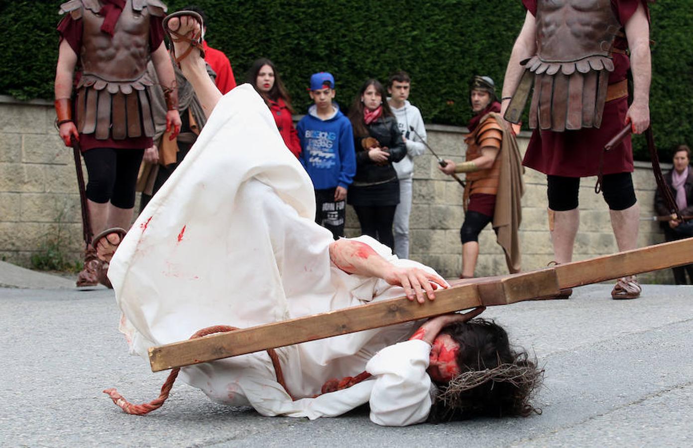 Las mejores fotos del Vía Crucis de Arkotxa