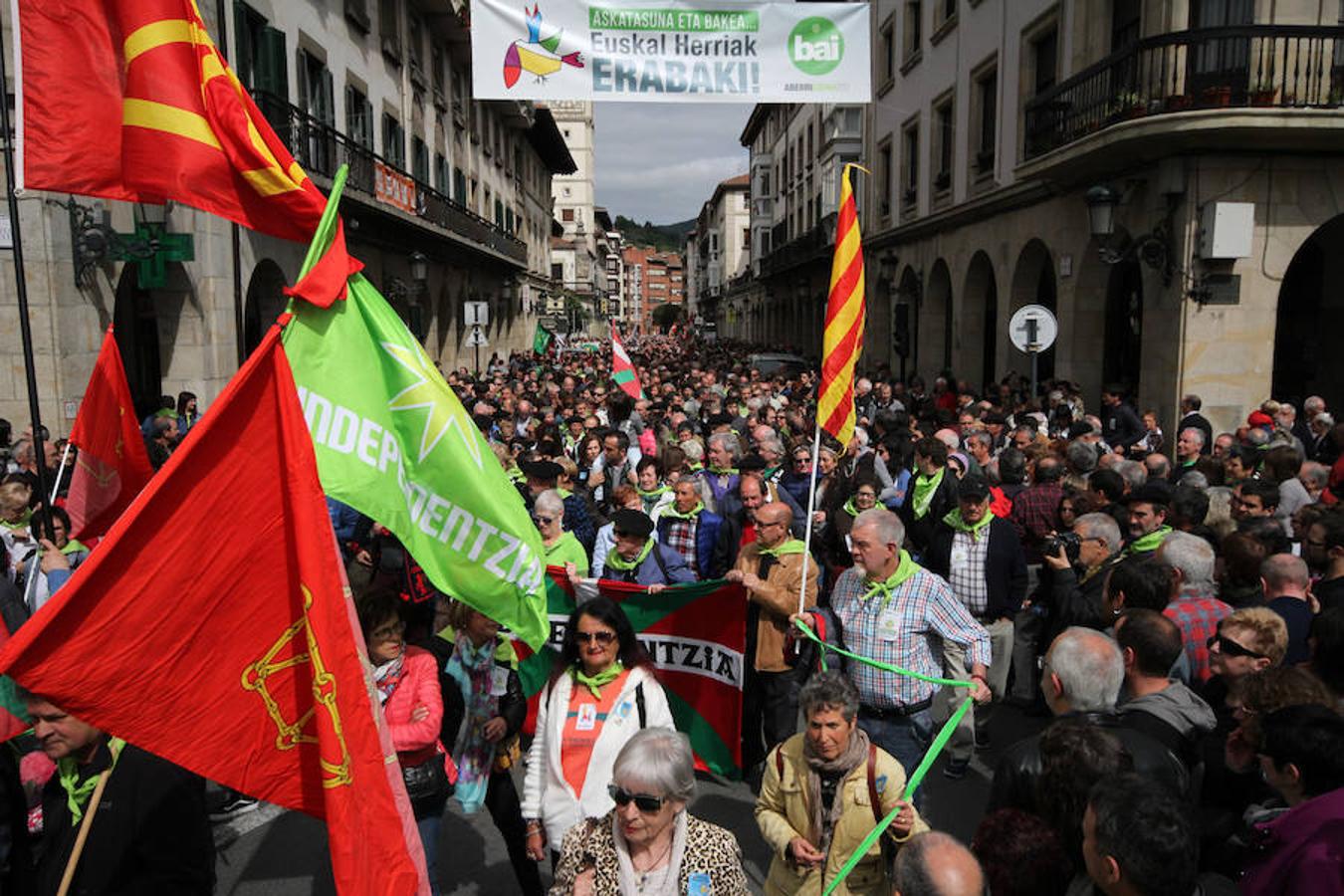 El acto de Independentistak en Gernika