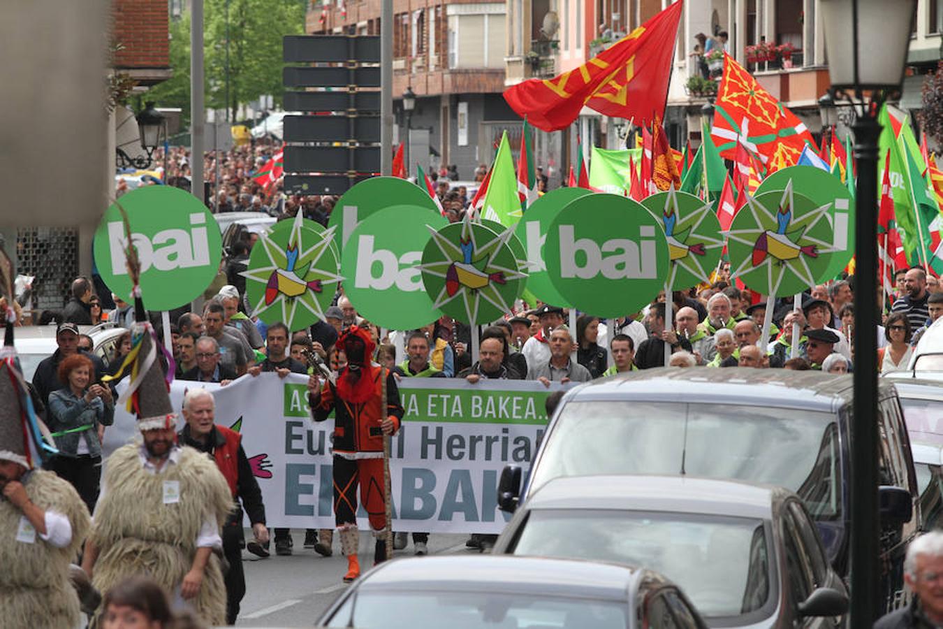 El acto de Independentistak en Gernika