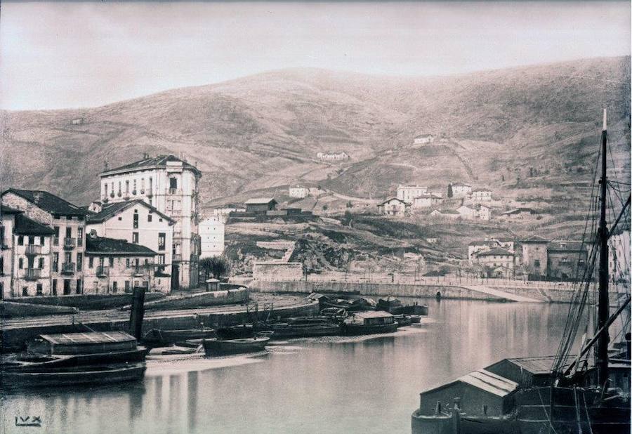 Palacio de la Quintana, en cuyo solar se construye la plaza de Ernesto Ercoreca.
