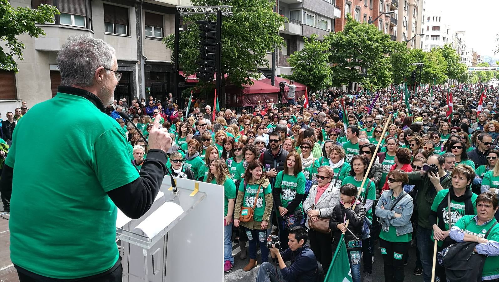 Manifestaciones por el Primero de Mayo en Bilbao