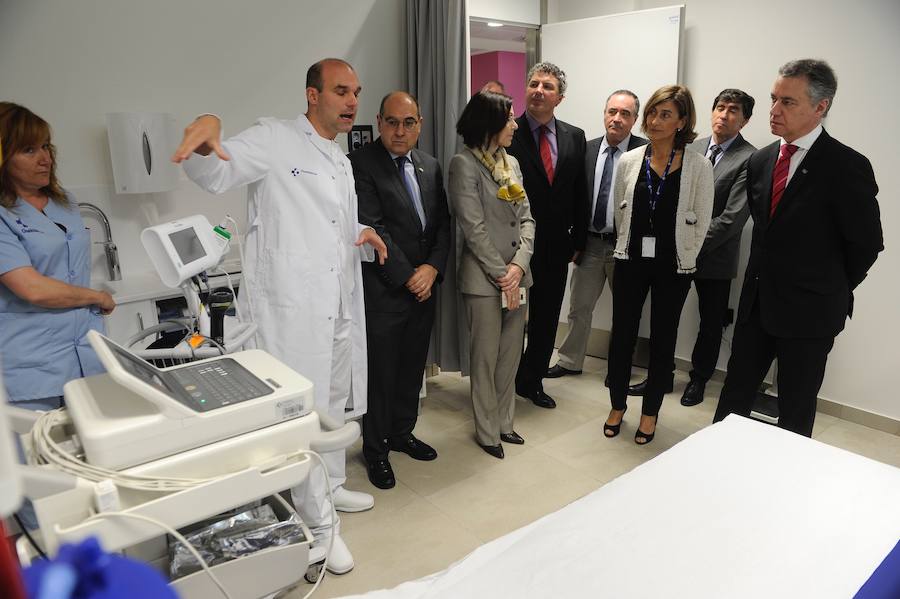 Urkullu inaugura las Urgencias del hospital de Urduliz