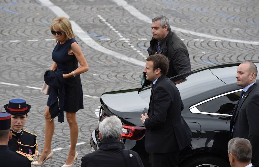 Así es Brigitte Trogneux, la mujer del presidente francés Macron