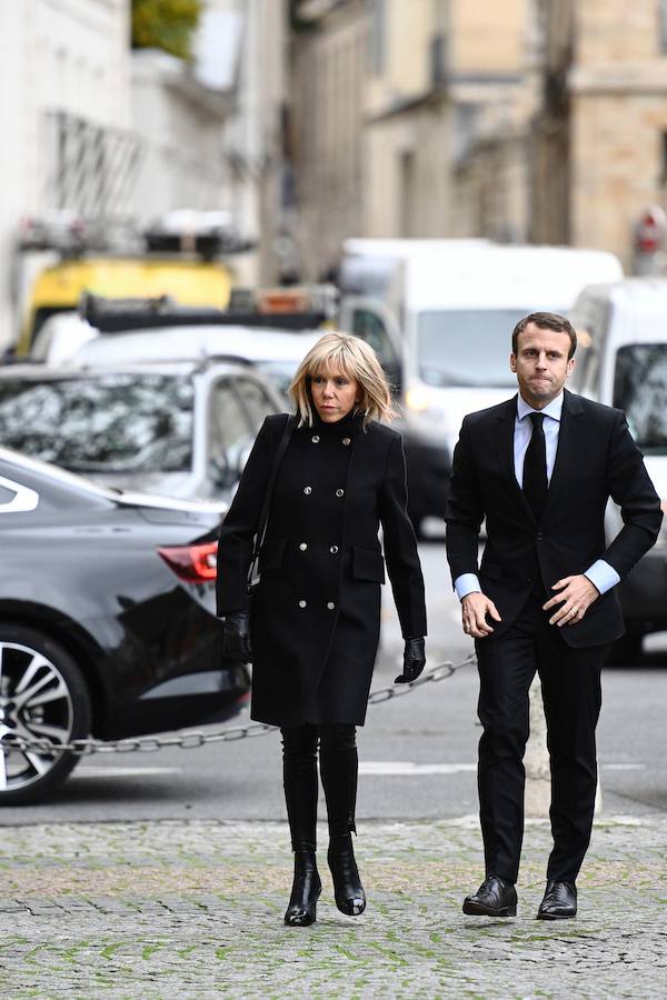 Así es Brigitte Trogneux, la mujer del presidente francés Macron