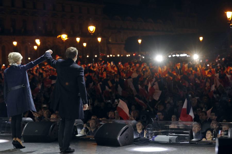 Así es Brigitte Trogneux, la mujer del presidente francés Macron