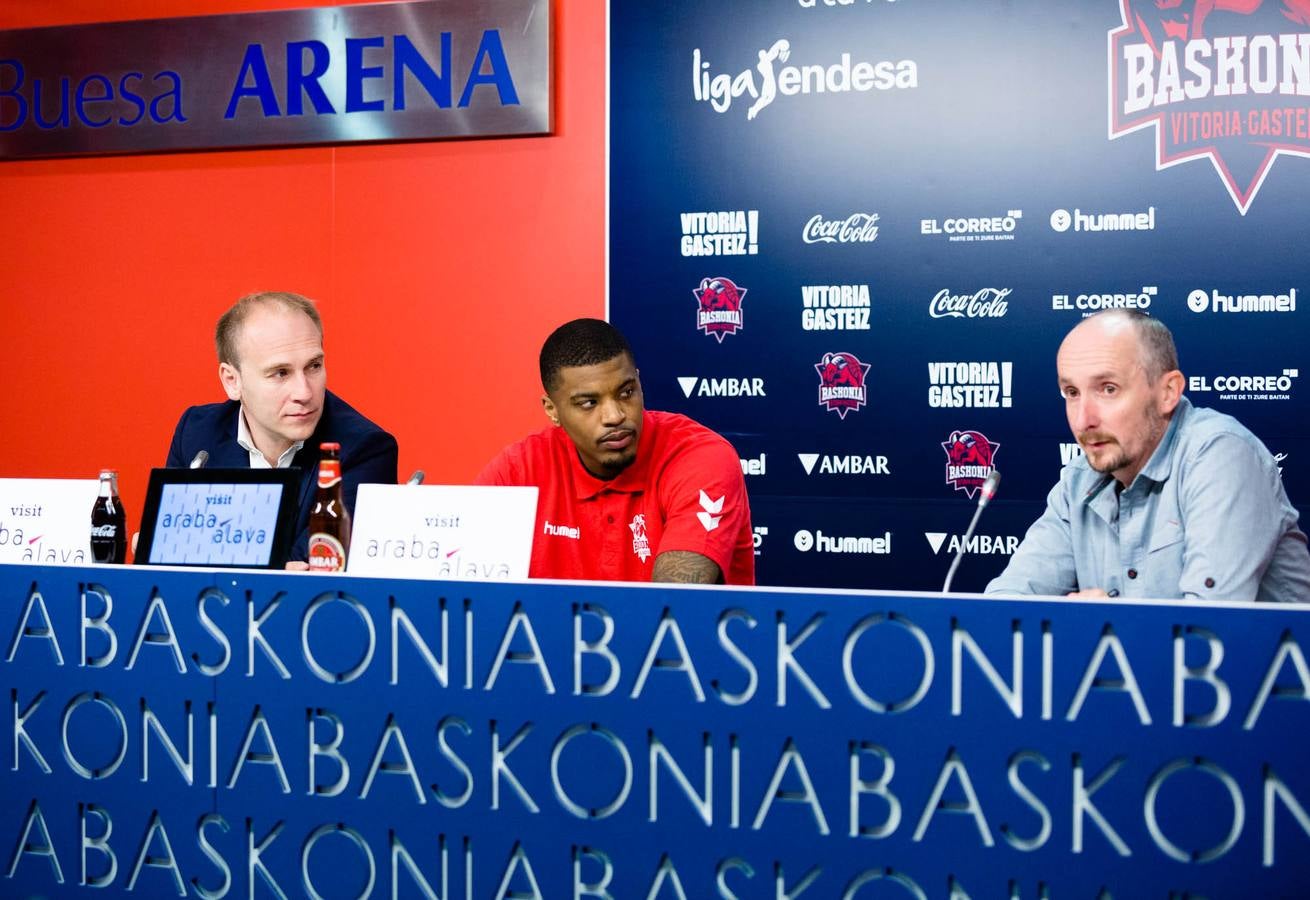 Ricky Ledo, presentado como nuevo jugador baskonista