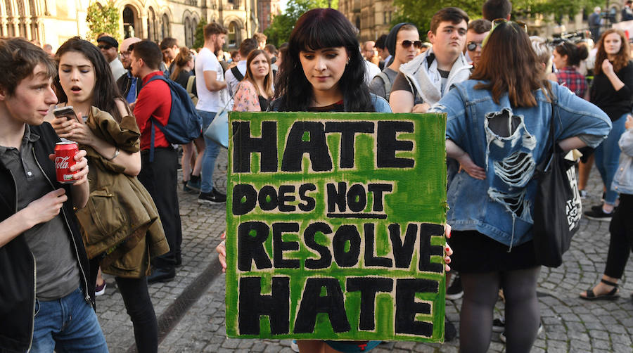 El atentado en Manchester, en imágenes