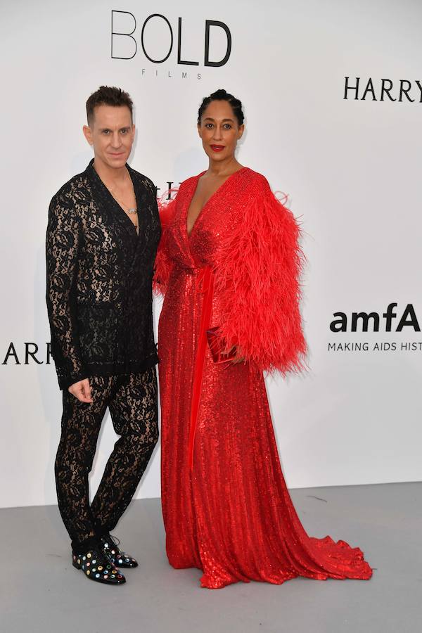 Jeremy Scott y Tracee Ellis Ross