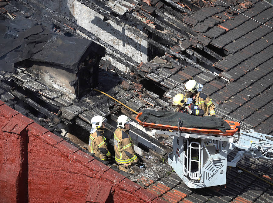 Trágico incendio en Zorroza