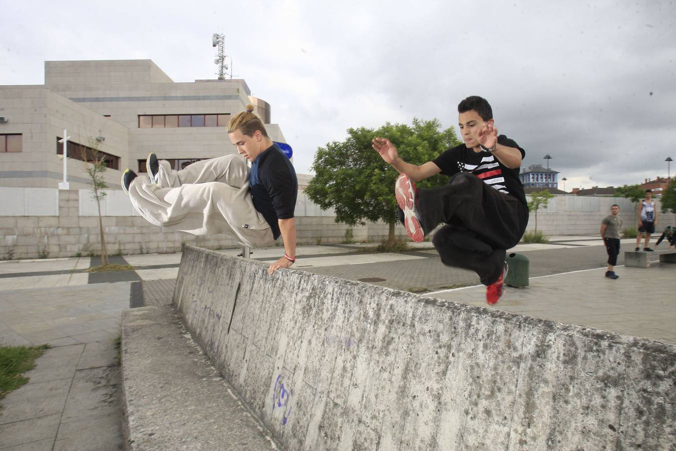 Lakuabizkarra, territorio parkour