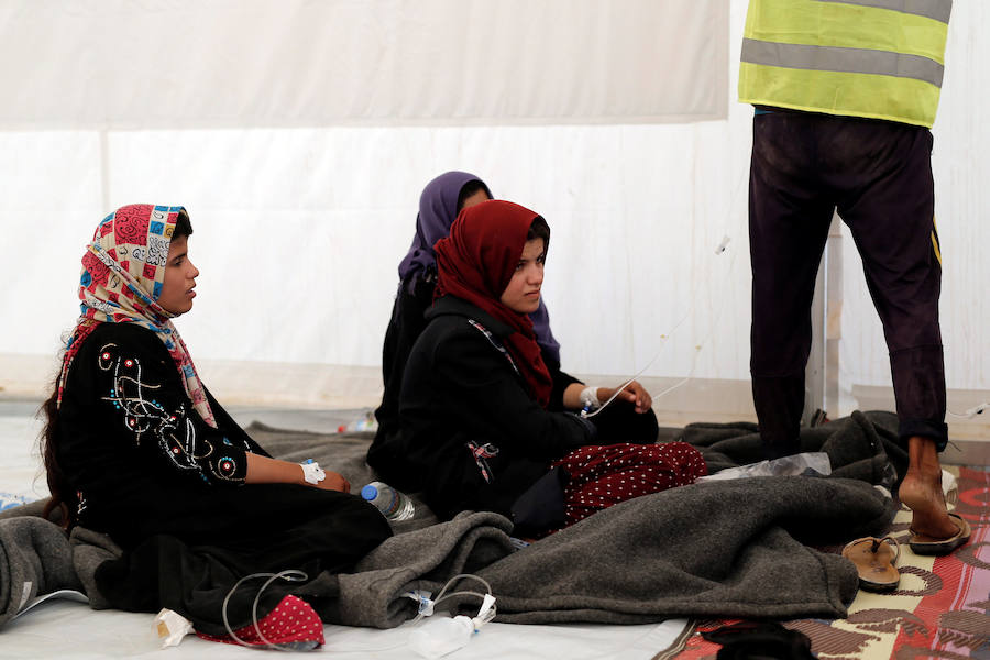 Intoxicación alimentaria en un campo de desplazados en Irak