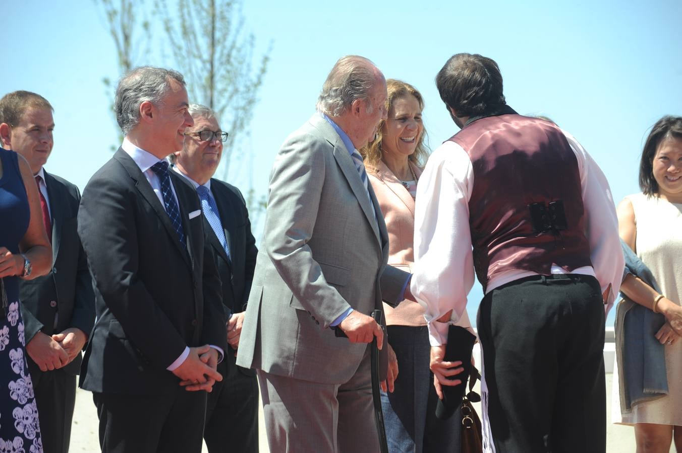 Inaguración de la bodega de Vega Sicilia en Samaniego