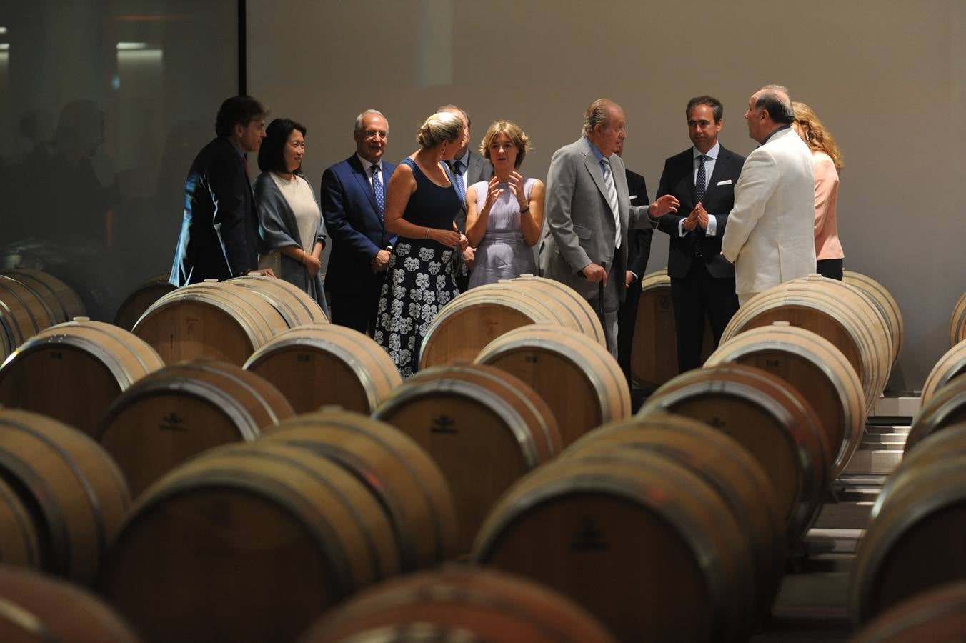 Inaguración de la bodega de Vega Sicilia en Samaniego