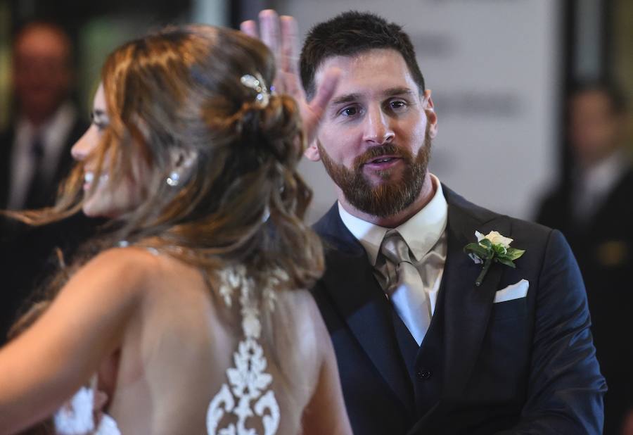 Los invitados a la boda de Messi