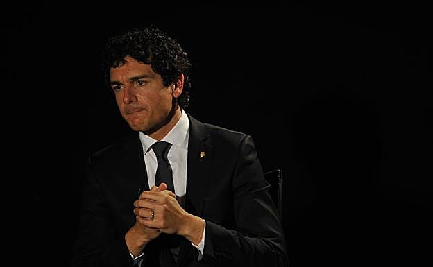 Unai Rementeria, durante la entrevista.